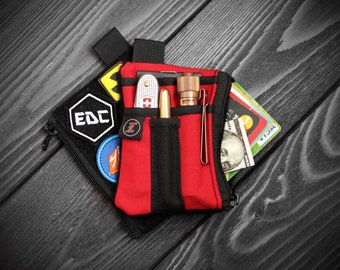 EDC pocket organizer, EDC gear organizer with Velcro