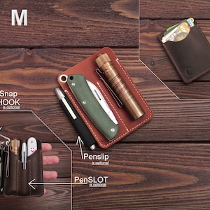 EDC pocket organizer, EDC Wallet , edc Belt pouch, FREE personalization image 3