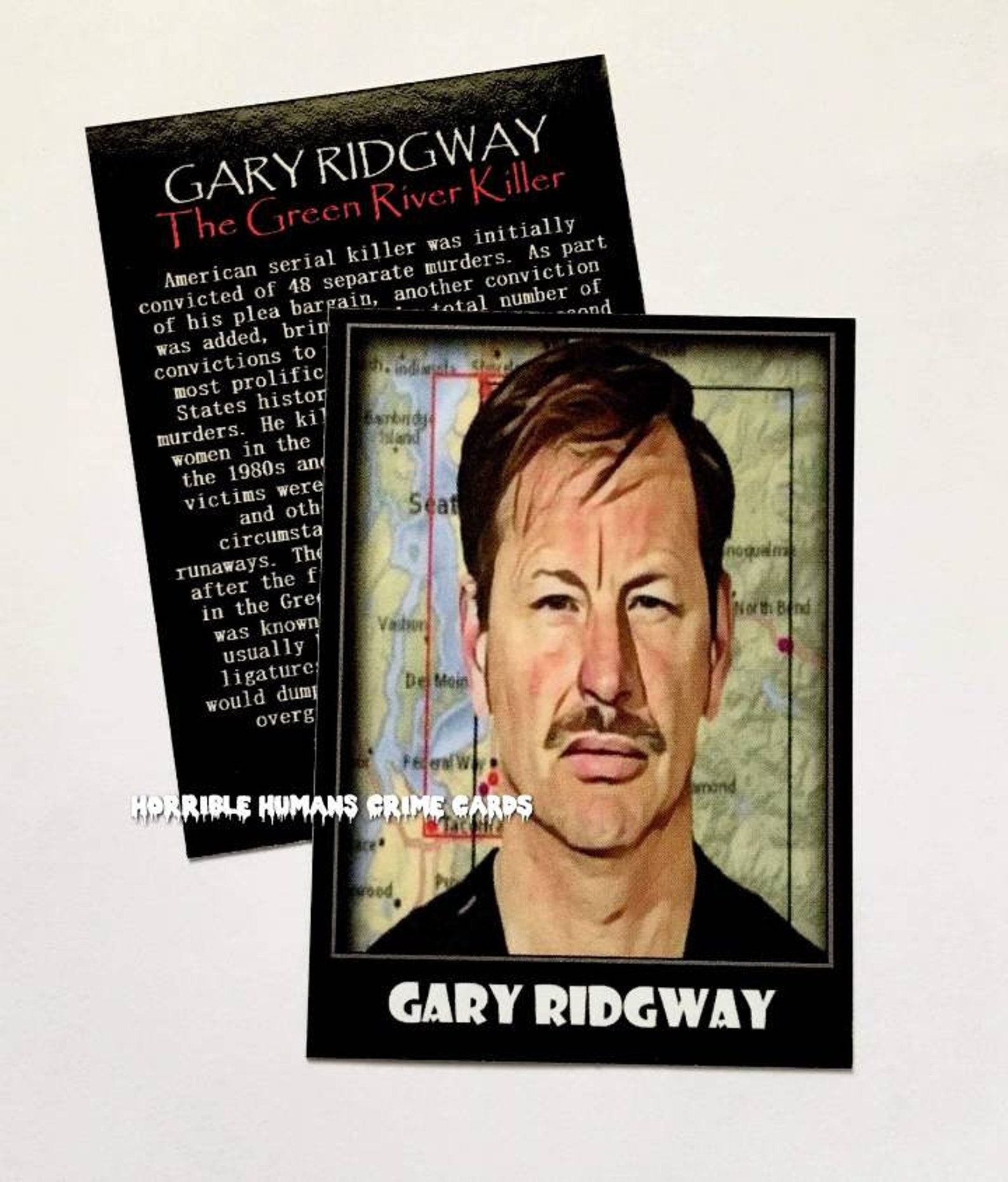 Serial Killer Trading Cards Sealed Pack Of 8 Horrible | Etsy