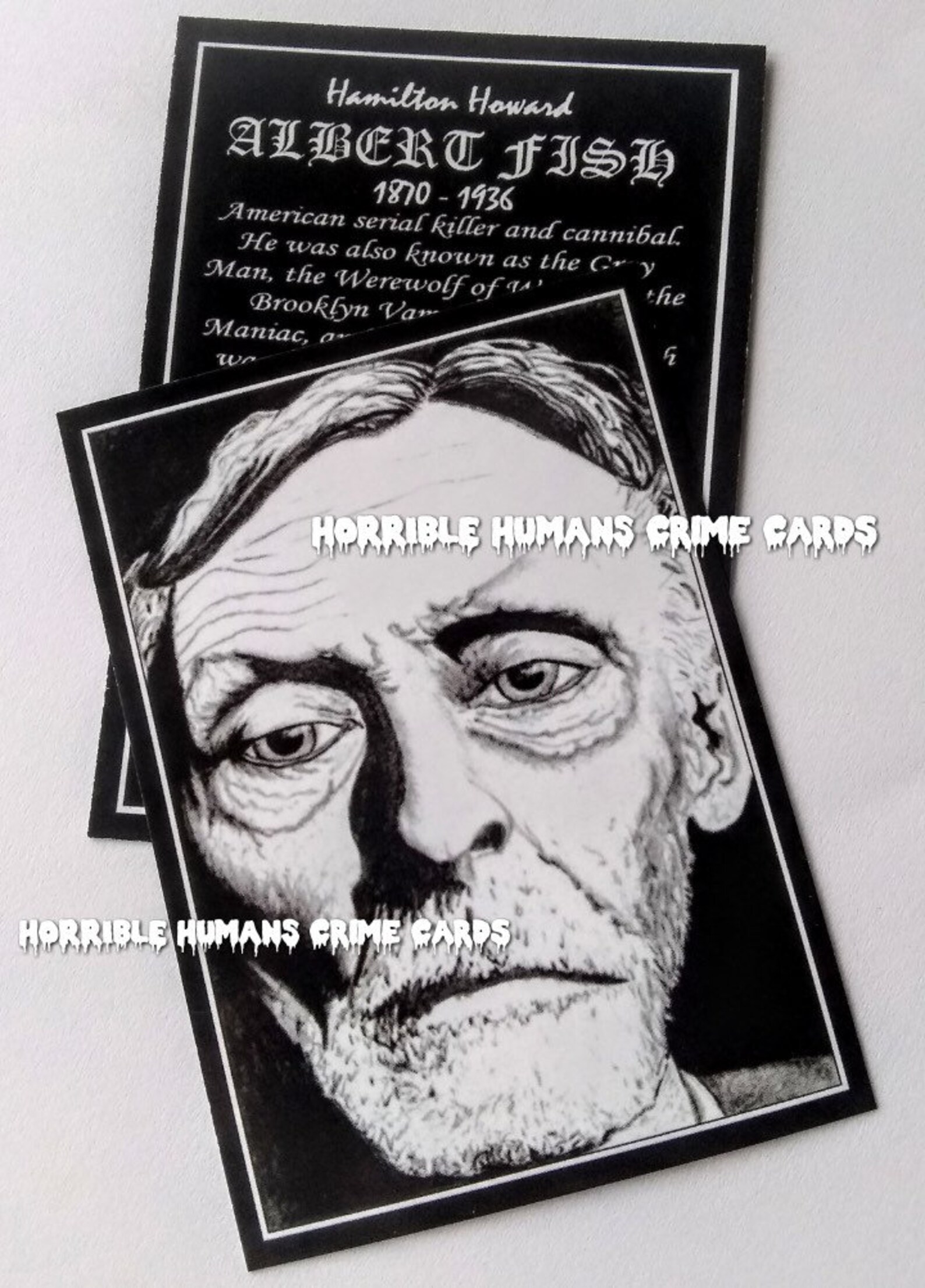 Serial Killer True Crime Cards Sealed Pack Of 8 Horrible | Etsy