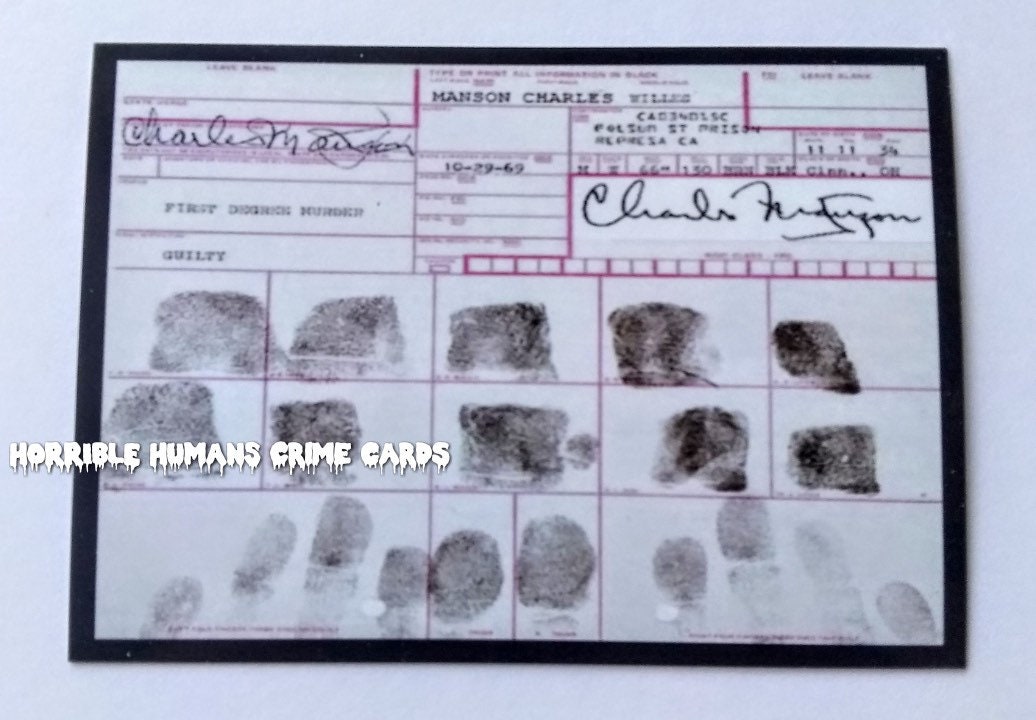 Serial Killer True Crime Cards Sealed Pack Of 8 Horrible | Etsy