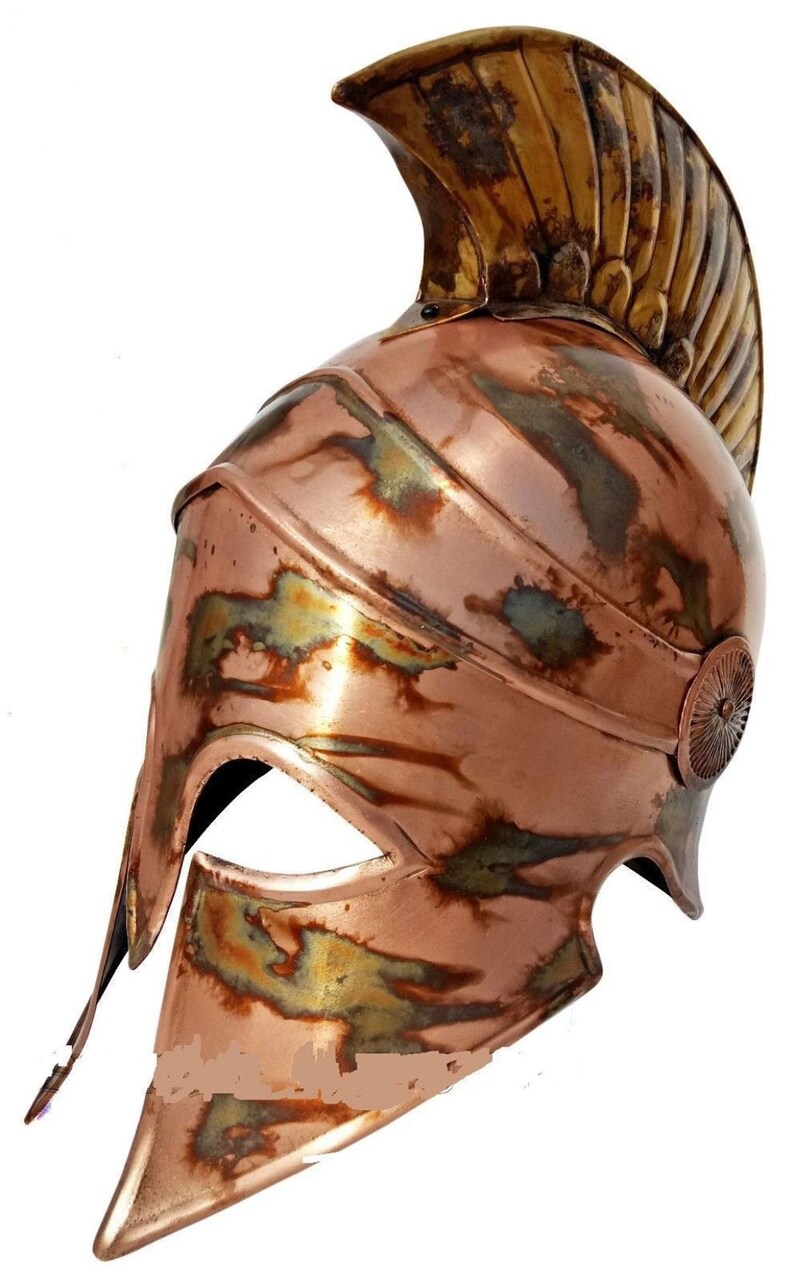 Medieval Corinthian Armor Helmet Antique Finish Reenactment Halloween Replica