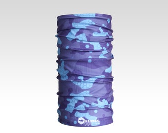 RAINMAN Multifunctional Neck and Head scarf - BlueCamo, Protection from sun, Neck gaiter