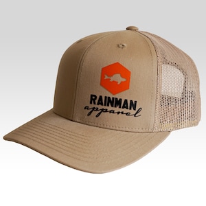 Fishing cap RAINMAN FishClass. Fishing hat with fish logo. Fishing Hats and apparel.