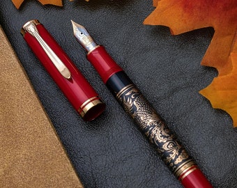 Pelikan – Golden Phoenix LE 888 from 1996 - Fountain Pen