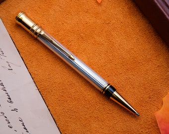 Parker - Duofold MKII Argent - Stylo à bille