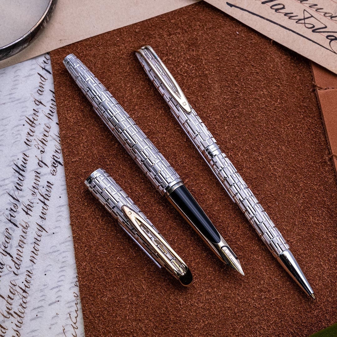 Waterman – CF Crocodile Set - Fountain Pen & Ballpoint - Etsy
