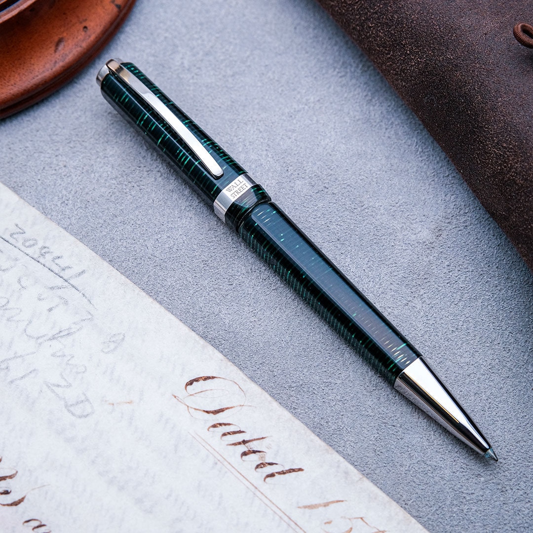 Visconti – Wall Street Green Celluloid - Ballpoint - Etsy