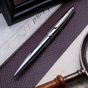 Montblanc - Solitaire Acier Inoxydable - Stylo bille