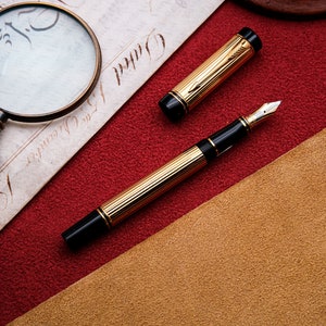 Parker - Duofold MK1 International Gold Plated - Fountain pen