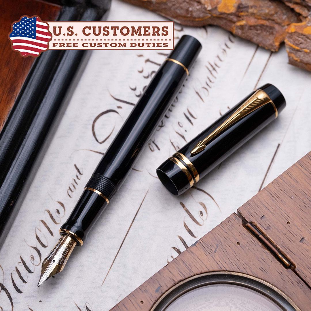Parker - Doufold Centennial Black MK3 - Fountain Pen - Etsy