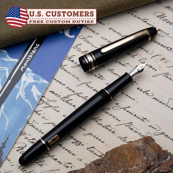 【Mont Blanc（モンブラン）】万年筆　145 ショパン　CHOPIN Montblanc – 145 Chopin - Fountain Pen - Etsy