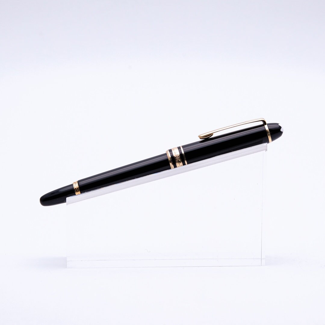 Montblanc Mozart Gold Finish Fountain Pen Etsy Canada