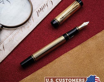 Parker - Duofold MK1 International Gold Plated - Pluma estilográfica