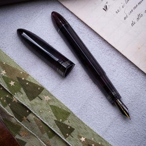 Omas - 360 Lucens Guilloche Finition Noir n. 005/360 - Stylo plume