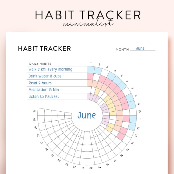 Circle Tracker - Etsy