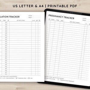 Ovulation Test Strips Tracker, Ovulation Tracker Printable, Ovulation ...