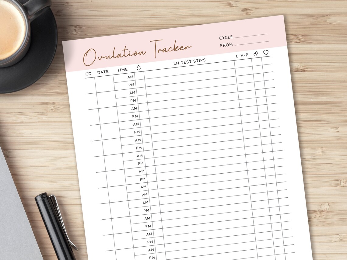 Ovulate Test Strip Track, Ovulation Test Strips Tracker Ovulation ...