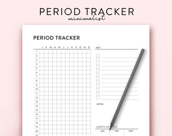 Printable Period Tracker Digital Period Tracker, Period Planner, Period Journal and Tracker, Symptom Tracker Mood Tracker printable