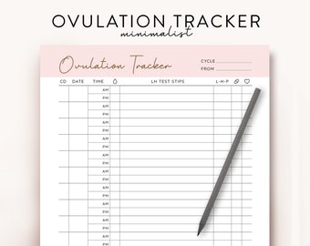 Ovulate test strip track, Ovulation Test Strips Tracker Ovulation Tracker Printable Ovulation Tracker Template Pregnancy Test Strips Tracker
