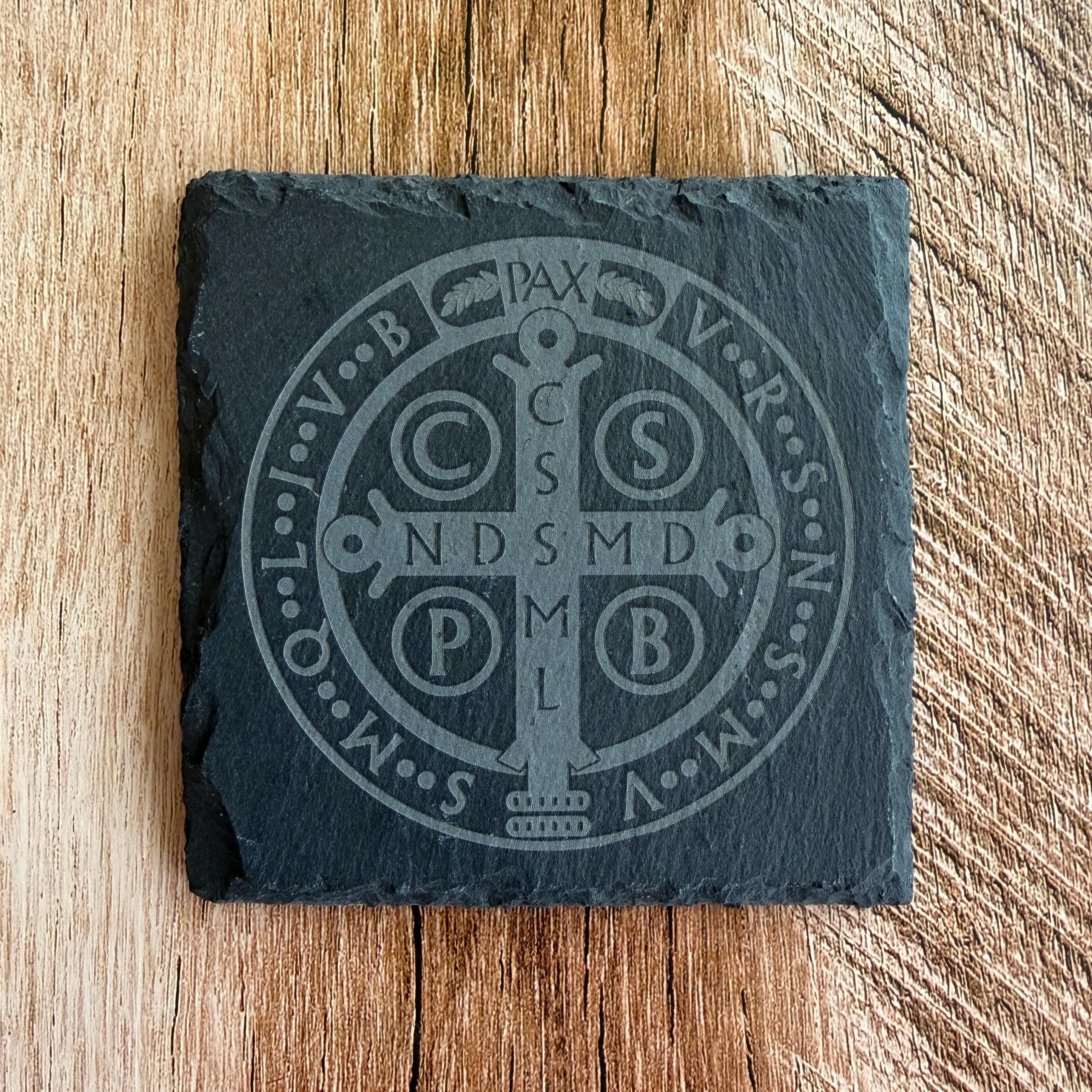Slate Coaster Catholic Sacred Design Christian Home Devotional Image ...