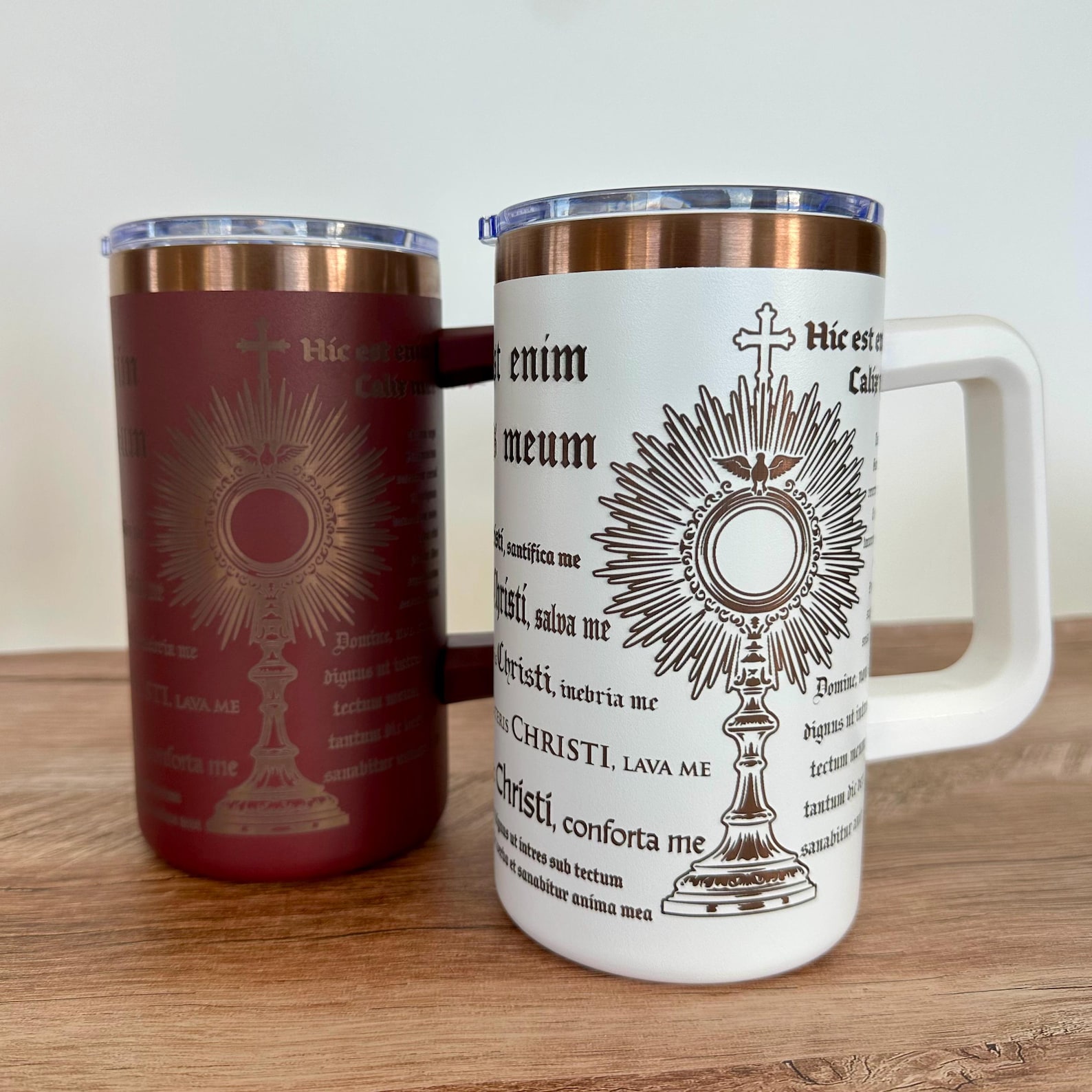 Eucharistic Tumbler Mug 20 Oz Catholic Gift First Communion Prayer ...