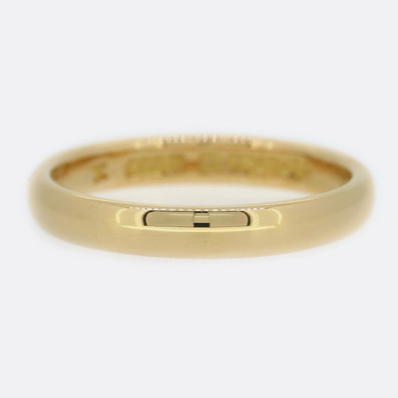 Victorian 22ct Rose Gold Wedding Band Ring 3mm