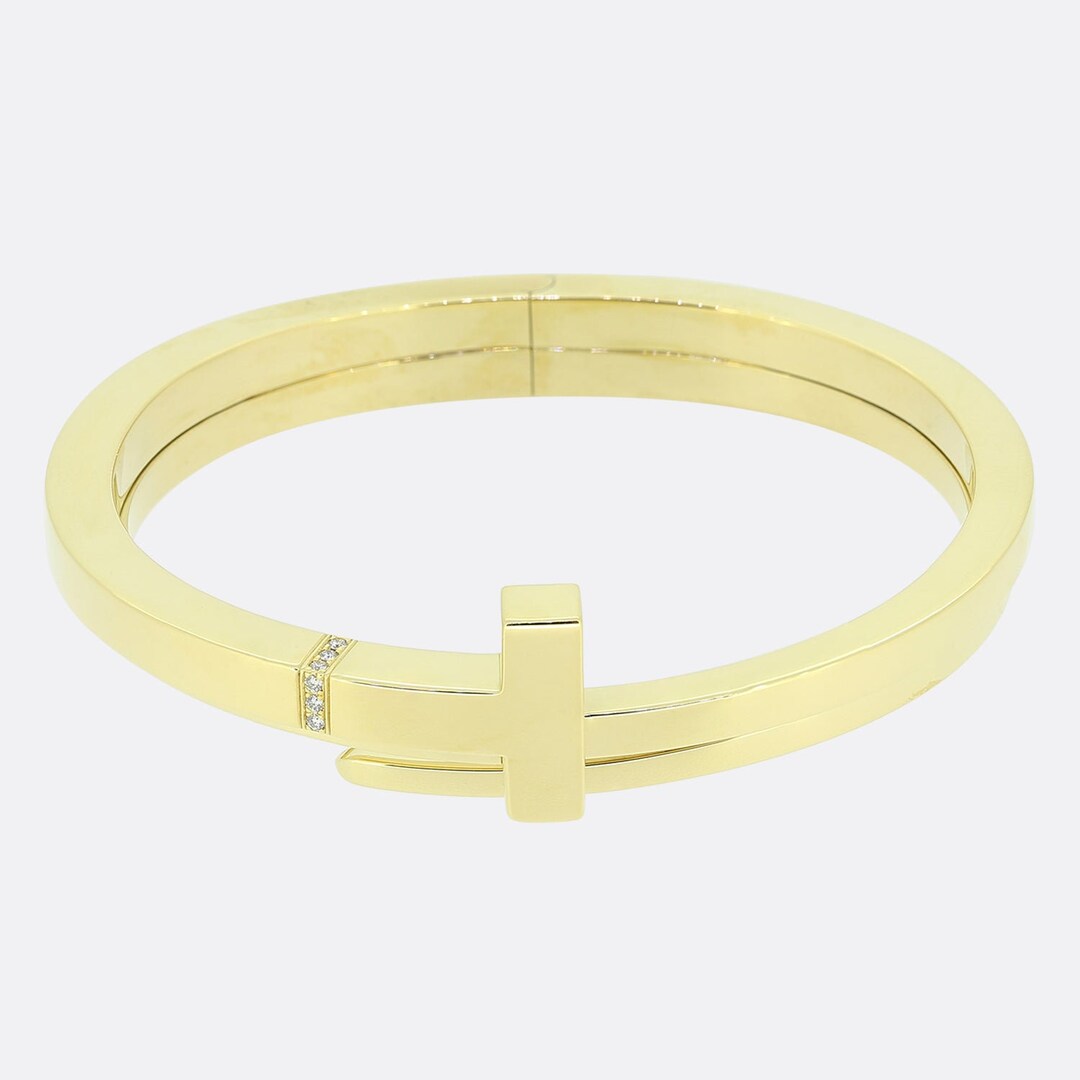 Tiffany & Co. Tiffany T Diamond Square Wrap Bracelet Etsy