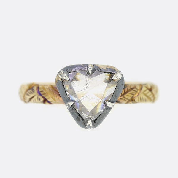 Georgian Style Rose Cut Diamond Ring