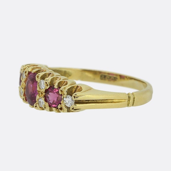 Vintage Ruby and Diamond Ring - image 2