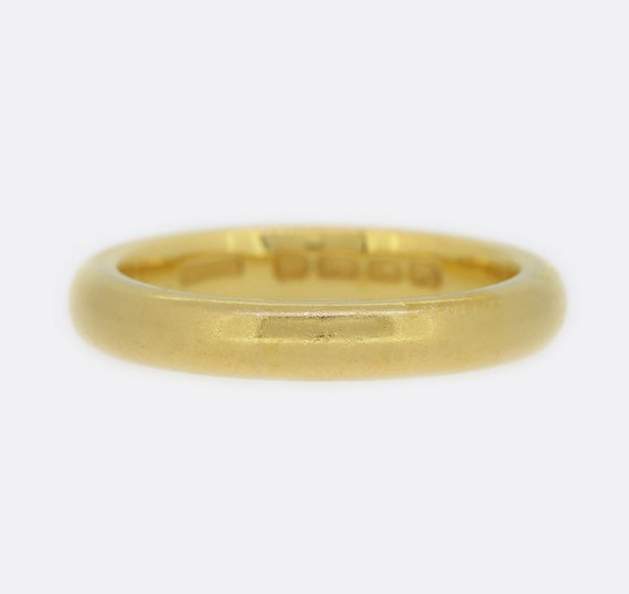 Victorian 22ct Yellow Gold Wedding Band Ring