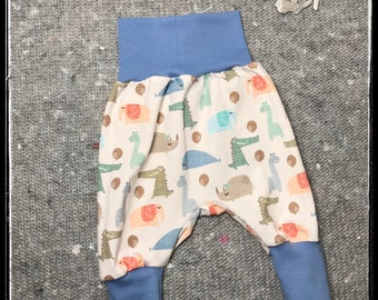 Babyhose Regenbogen Pumphose Giraffe Mitwachshose Größe 50-116 Neu!