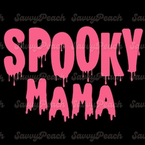 Spooky Mama Pink PNG