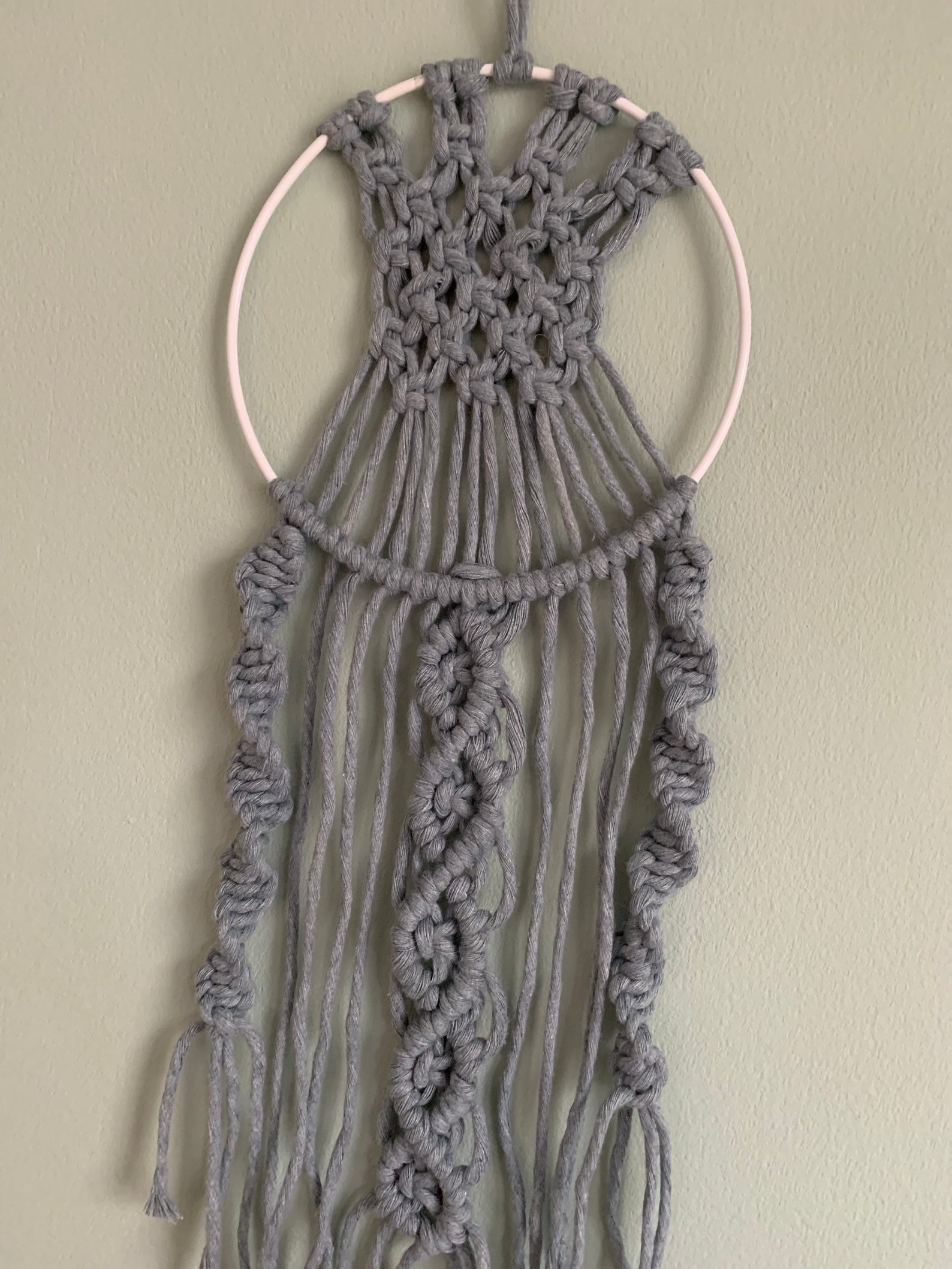 Macrame Dream Catcher Dreamcatcher wall hanging craft kit Etsy