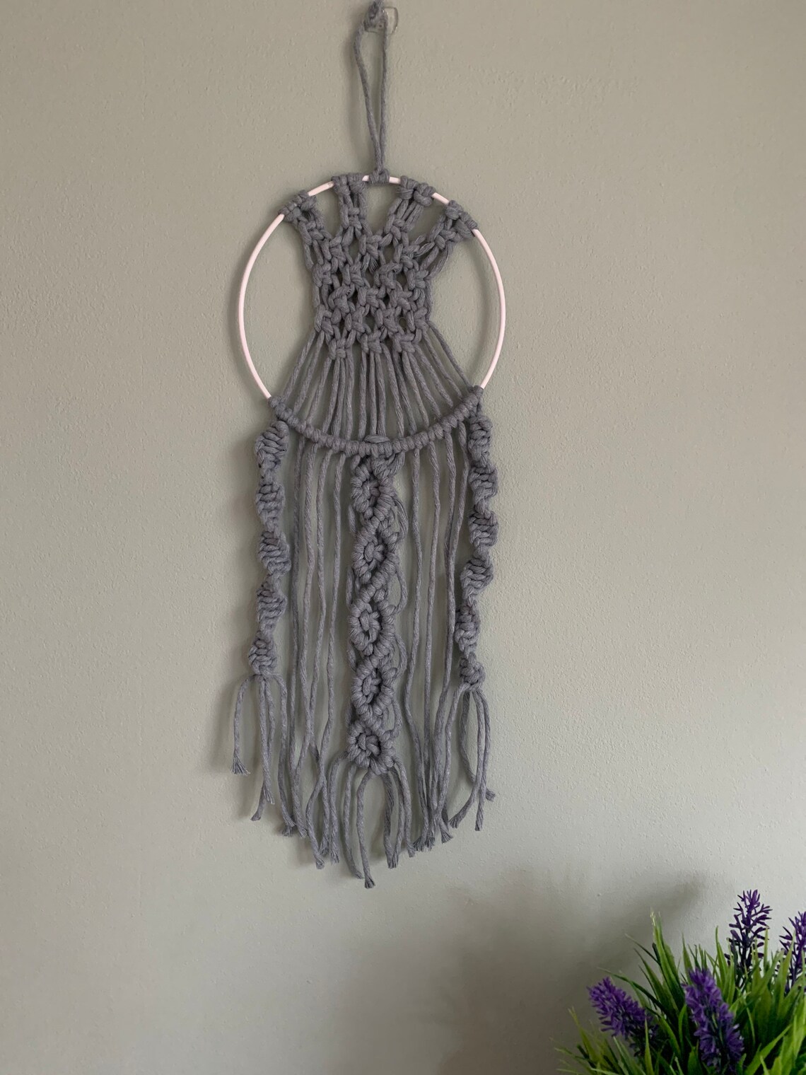 Macrame Dream Catcher Dreamcatcher wall hanging craft kit Etsy