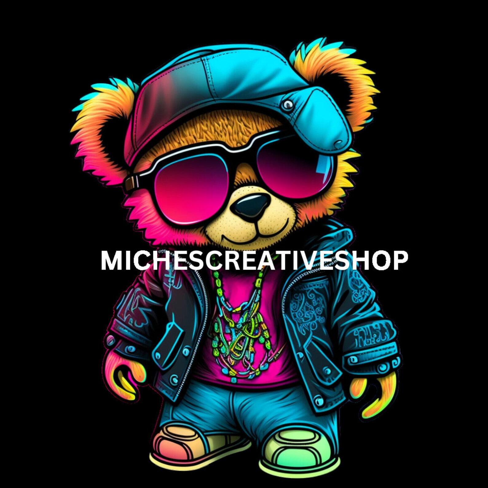 TEDDY BEAR Clip Art Hip Hop Cool Transparent Girl Teddy Bear is Rocking ...