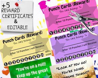 Schede premio stampabili: incentivi per la classe, tabella del comportamento dei bambini (download PDF)