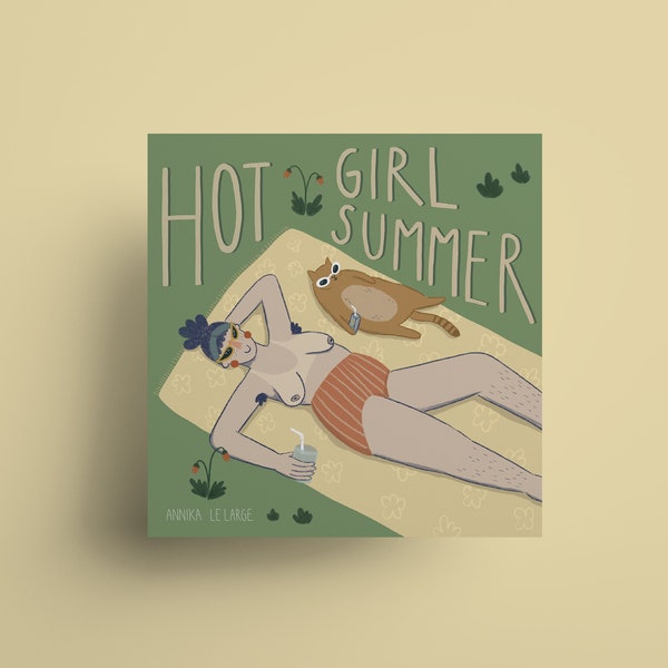 Kunstdruck - Hot Girl Summer