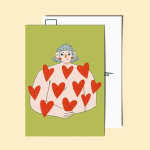 Ansichtkaart - Vol Liefde