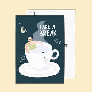 Postkarte - Take A Break