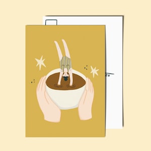 Postkarte - Coffee