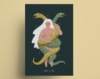 A4 art print - Snakes