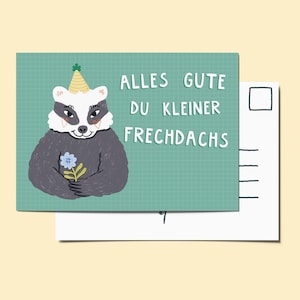Ansichtkaart - Het allerbeste, jij kleine schurk