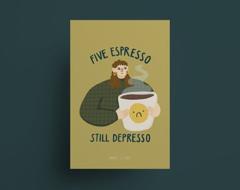 Kunstdruk - Depresso