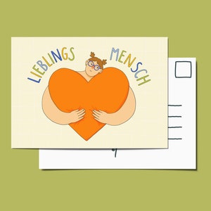 Postkarte - Lieblingsmensch