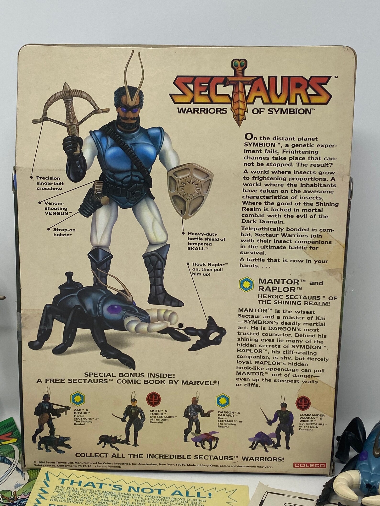 Vintage Sectaurs Action Figure Etsy