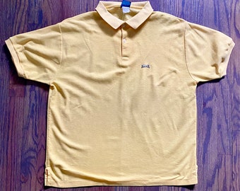 Vintage 1980s light yellow Le Tigre Polo Shirt Medium Kleding Dameskleding Tops & T-shirts Polos 10 