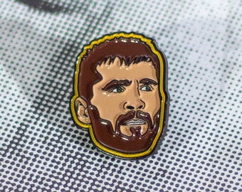 Watt #90 Steelers Fun Head Enamel Pin