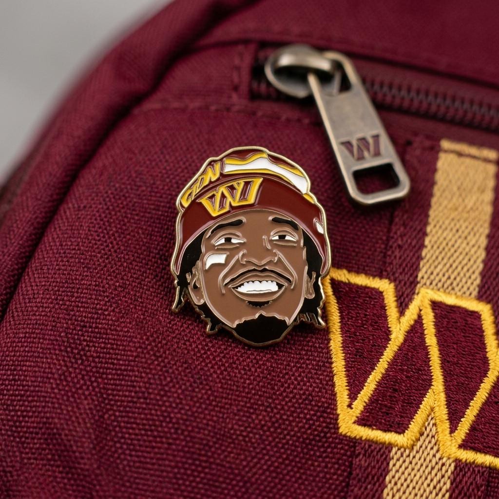 Jayden NFL Fun Head Soft Enamel Washington Commanders Pin — Football ...