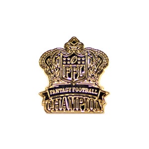 Fantasy Football Champion Enamel Pin